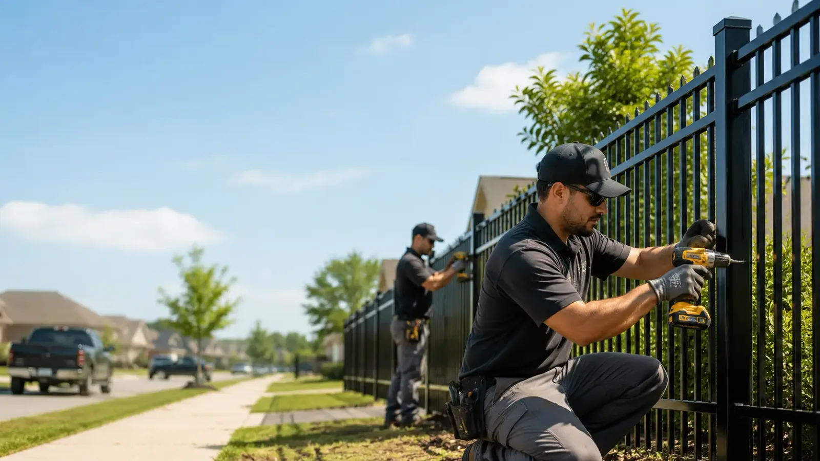 Metal Fence Installation in Lopeno, TX